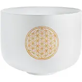 Meinl PLANETARY TUNED CRYSTAL SINGING BOWL 10" FLOWER OF LIFE