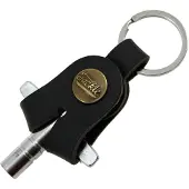 Tackle Instrument Supply Co LEATHER DRUM KEY - BLACK