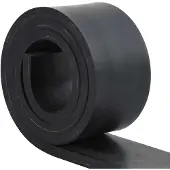 vidaXL Rubberen rand voor sneeuwploeg 180x8x1 cm zwart