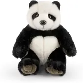 Living Nature knuffel Panda met geluid - zachte pluche speelgoedpanda.