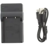 Hama Reisbatterij voor digitale camera USB (Batterij), Stroomvoorziening voor de camera, Zwart