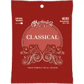 Martin snarenset klassieke gitaar - M260 - bronze wound & clear nylon medium tension ball end