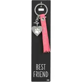 Depesche sleutelhanger Best Friend met kunstleer en metaal.