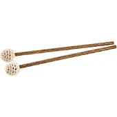 Meinl Mallet Pair with Cover for Octave Steel Tongue Drums Beige