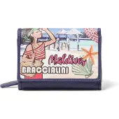 Braccialini Portemonnee neonoranje / rosa / wit