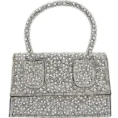 Faina Clutch zwart / transparant