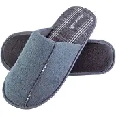 Slipper Snob - Heren Indoor Slip On Mule Slippers - Grijs