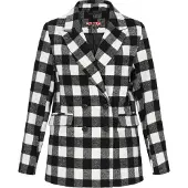 MyMo ROCKS Blazers lichtgrijs / zwart / wit