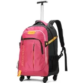 Aoking Rugzak geel / fuchsia / zwart