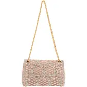Faina Schoudertas champagne / transparant
