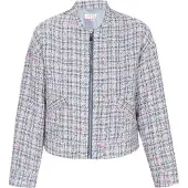 IZIA Tussenjas blauw / grijs / pink