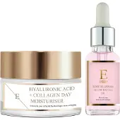 Erthskin London Rose Blossom Glow Gezichtsolie + Hyaluronzuur & Collageen Dagcrème 1 St