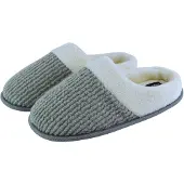 Slipper Snob - Dames muiltjespantoffels met open rug - Grijs
