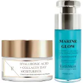 Erthskin London Marine Glow Serum & Hyaluronzuur Dagcrèmeset 80 ml