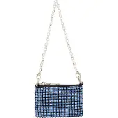 Faina Schoudertas royal blue/koningsblauw / zilver