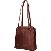 HILL BURRY Shopper kastanjebruin