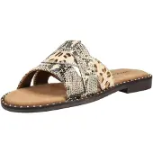 Lazamani Muiltjes beige / bruin / goud / zwart