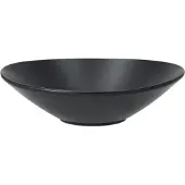 Scandi Living Terra saladeschaal Zwart steengoed, Ø30 cm