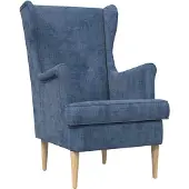 vidaXL Fauteuil Blauw ARES