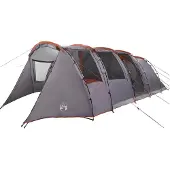 vidaXL Tunneltent Grijs en Oranje 675 x 392 x 210 cm