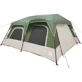 vidaXL Directe Tent 10-persoons Groen 185T Polyester met PU Coating