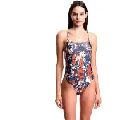 Emporio Armani Dames Badpak Piece blauw (L), Strandkleding, Polyamide EW000797_AF20242