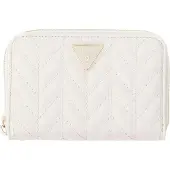 GUESS portemonnee Stacey SLG Zip Around Wallet Cream White crème