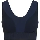 Falke CORE Seamless Medium Support voor laag activiteitsniveau functioneel sportbeha dames blauw - maat L