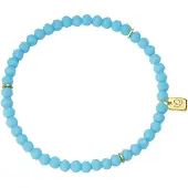Glanzstücke Armband blauw / goudgeel