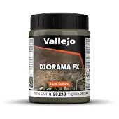 Vallejo Dark Earth Texture Paste - Diorama FX Acryltextuur - 200ml
