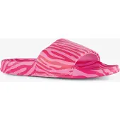 Scapino Dames badslippers met zebraprint roze rood maat 40