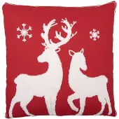 Clayre & Eef Sierkussen 45x45 cm Rood Polyester