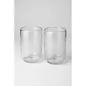 Vtwonen - Kandelaren - Glas - 10x15cm - Transparant - Set van 2