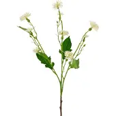 Easyplants | Kunstbloem Daisy Spray 54 cm witstraal | Zijde | Nepbloemen | wit | Onderhoudsvrij | Kant-en-klaar