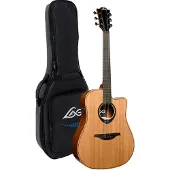 LAG Guitars BlueWave 2 TBW2DCE Dreadnought E/A westerngitaar met ingebouwde effecten en bluetooth
