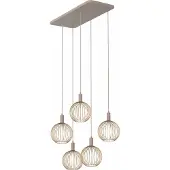 Segula Zand bruine hanglamp Madox 5-lichts