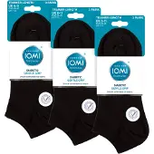 IOMI 9-pack heren diabetes trainer sokken | Niet-elastische extra brede enkelsokken