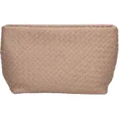 Gave Lux Gave Luxe Dames Schoudertas van Leer, Sauvage Design, Gevlochten Patroon, Afneembare Kettingband