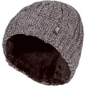 Heat Holder Dames Kabelturnover Warme Thermische Beanie Muts