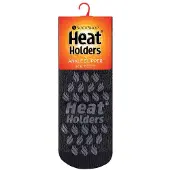Heat Holder - Thermische pantoffelsokken voor heren - LC Zwart / Grijs