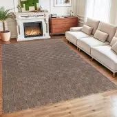 Muratap Vivant chesterfield vloerkleed laagpolig effen - 140x200 cm