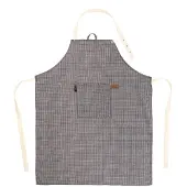 Tiseco schort Sherlock Houndstooth zwart - 68 x 85 cm