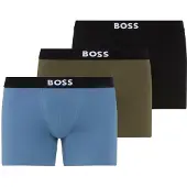 BOSS Boxershorts saffier / aardetinten / zwart