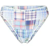 Abercrombie & Fitch Bikinibroek lichtblauw / geel / koraal / wit