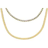 Fossil Ketting 'Ellis' goud / transparant