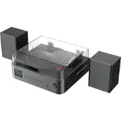 Reflexion HiFi-tuner Zwart, Bruin DAB+, CD-speler, Bluetooth