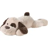 Heunec Bruine grote hondenknuffel pluche 120 cm - Knuffel huisdieren