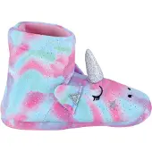 Slipper Snob Kinderen 3d roze en blauwe eenhoorn pantoffellaarzen - Roze