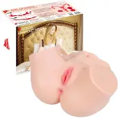 Kokos Adel Onahole - levensechte torso-masturbator (natuurlijk)