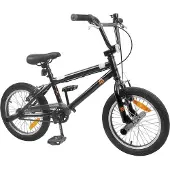 vidaXL BMX Fiets 16 Inch voor 5-8 jaar oud Zwart